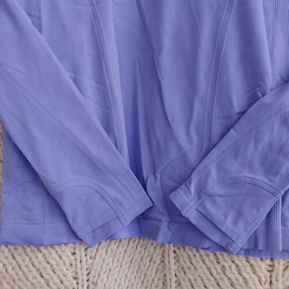 ATHLETA New Momentum Seamless Top Longsleeve - Madeira Purple - Picture 5 of 8